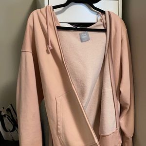 TNA OVERSIZED BOYFRIEND ZIP UP